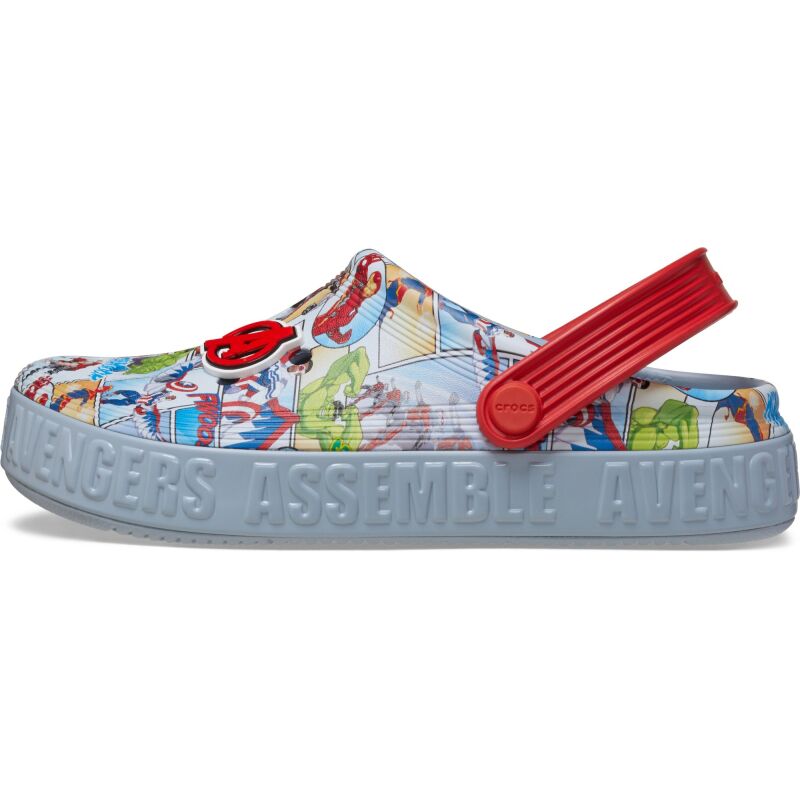 Crocs™ Avengers Off Court Clog Kid's Blue Grey