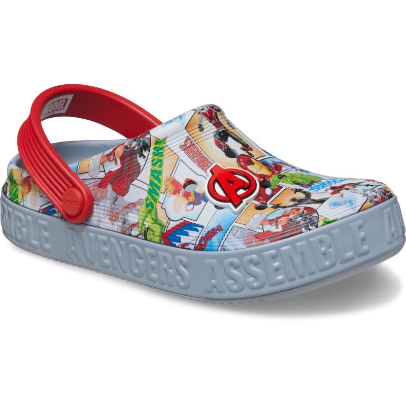 Crocs™ Avengers Off Court Clog Kid's Blue Grey