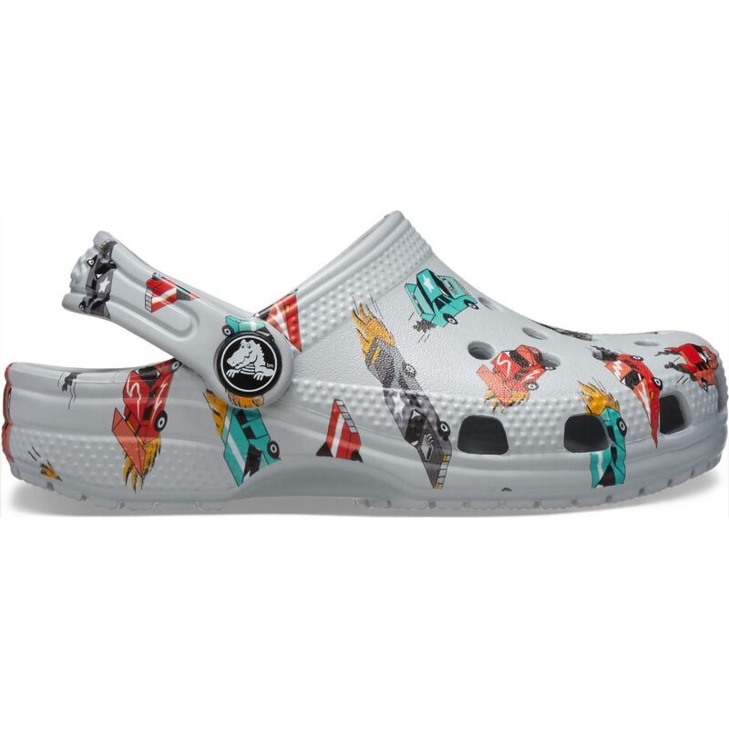 Crocs™ Classic Race Cars Graphic Clog Kid's Mirage/Multi