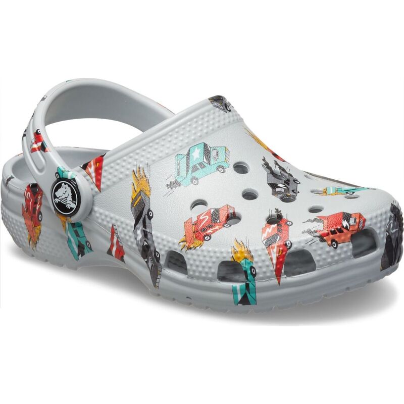 Crocs™ Classic Race Cars Graphic Clog Kid's Mirage/Multi