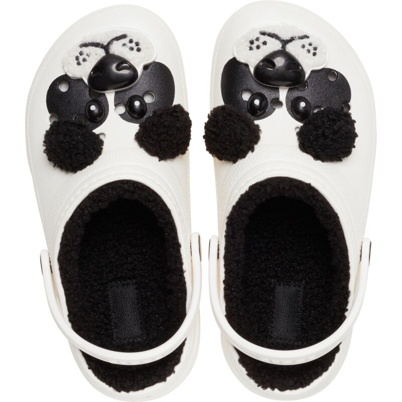 Crocs™ Classic Lined Iam Panda Bear Clog Toddlers' Chalk/Black