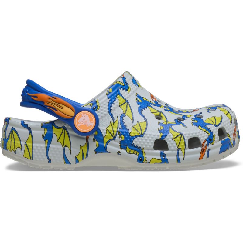 Crocs™ Classic Dragon Graphic Clog Toddlers' Atmosphere