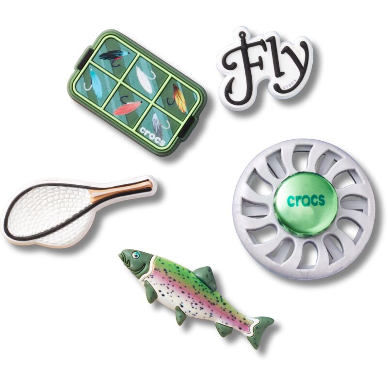 Crocs™ Jibbitz Fly Fishing 5 Pack 198445236815 