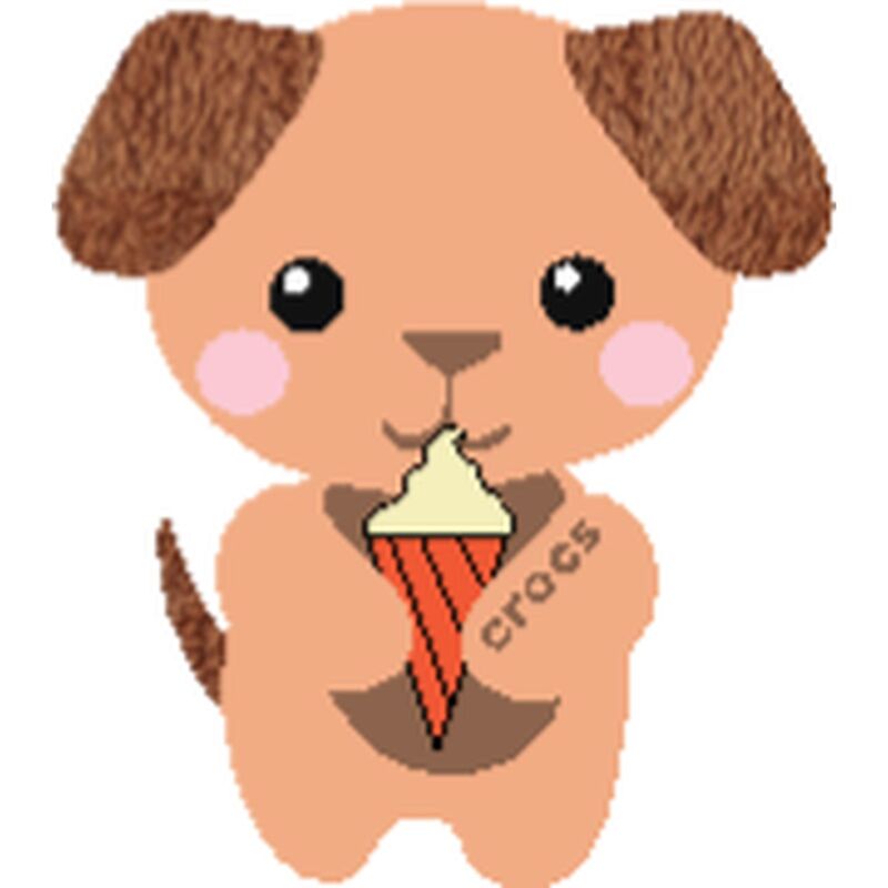 Crocs™ Jibbitz Cutie Ice Cream Puppy 
