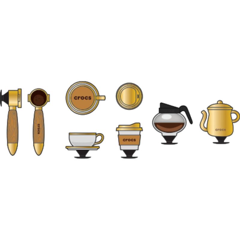 Crocs™ Crocs Jibbitz 3D Coffee Set 5 Pack 198445377150 