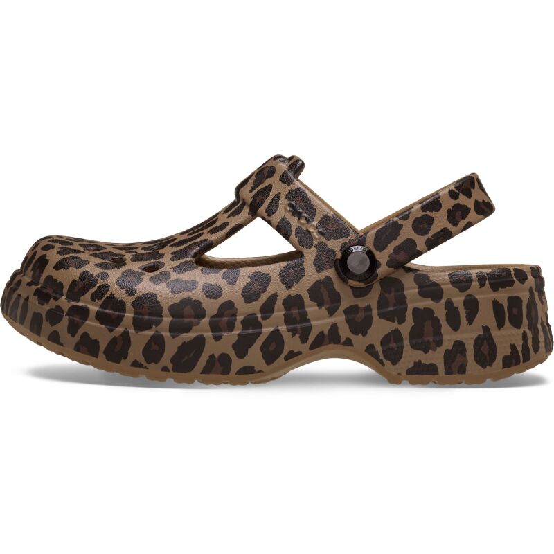 Crocs™ Classic Mary Jane Animal Clog Kids' Sepia/Leopard