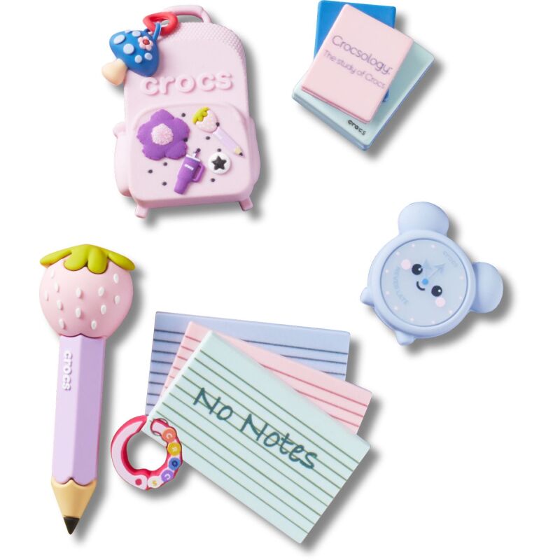 Crocs™ Jibbitz Girly Back To School 5 Pack 