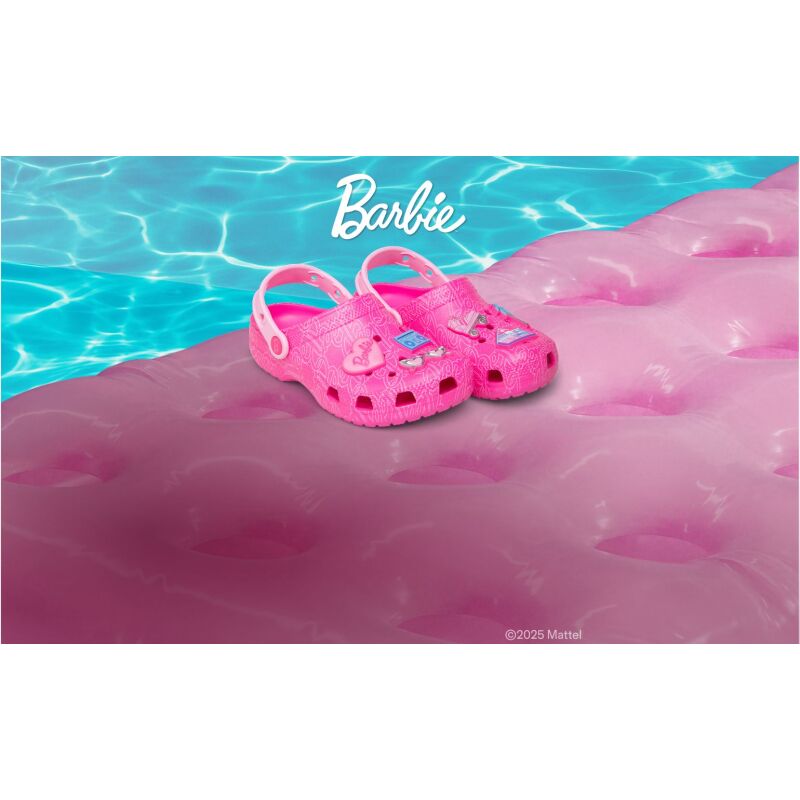 Crocs™ Mattel Pink Barbie Classic Clog Kids' Multi