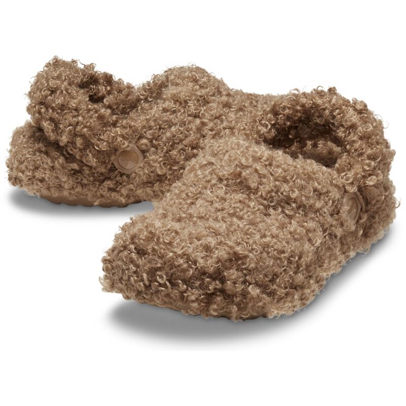 Crocs™ Classic Doodle Fur Lined Clog Sepia