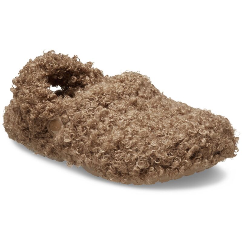 Crocs™ Classic Doodle Fur Lined Clog Sepia