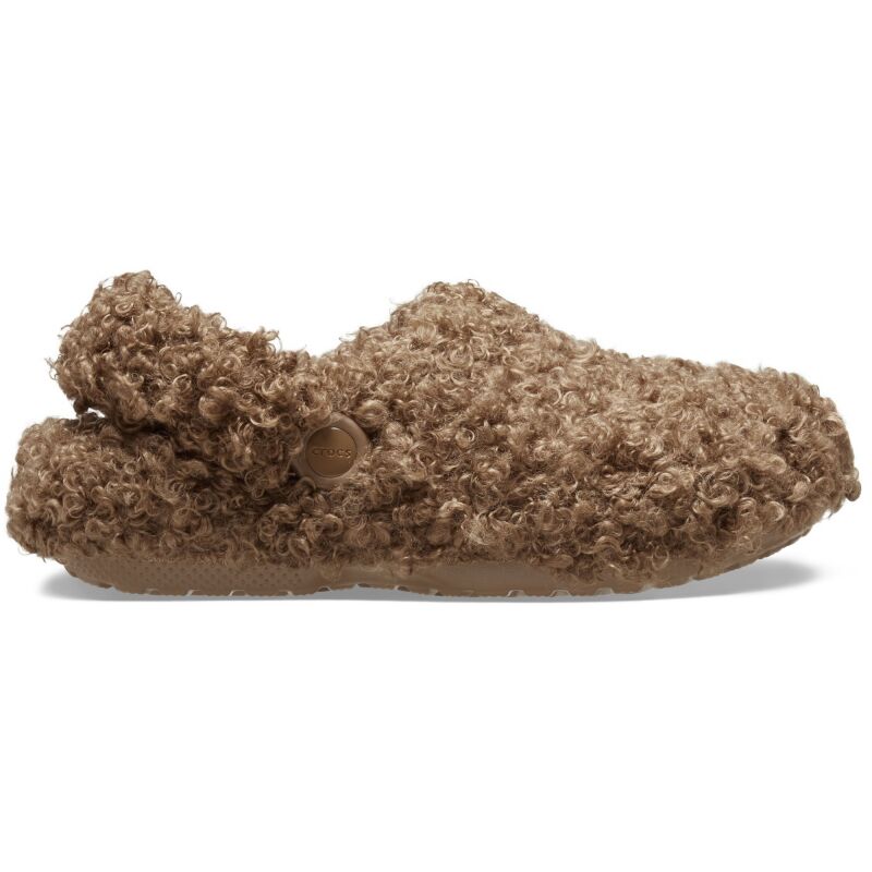 Crocs™ Classic Doodle Fur Lined Clog Sepia