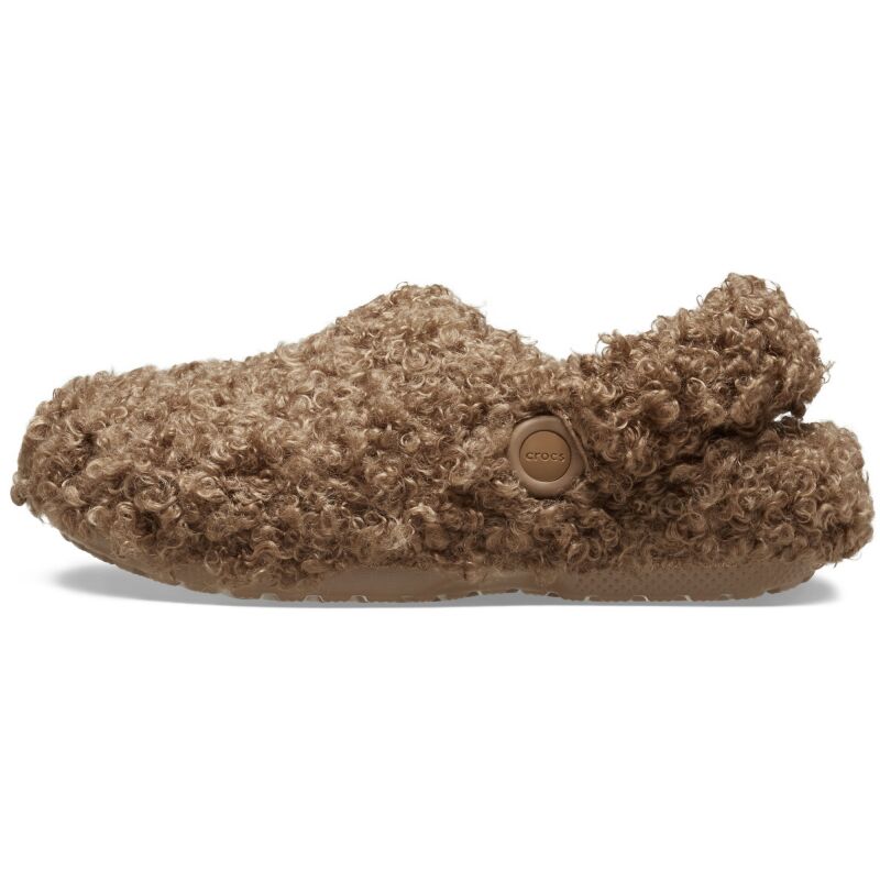 Crocs™ Classic Doodle Fur Lined Clog Sepia