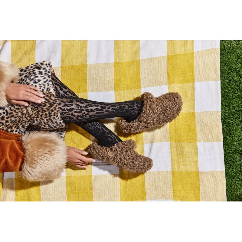 Crocs™ Classic Doodle Fur Lined Clog Sepia