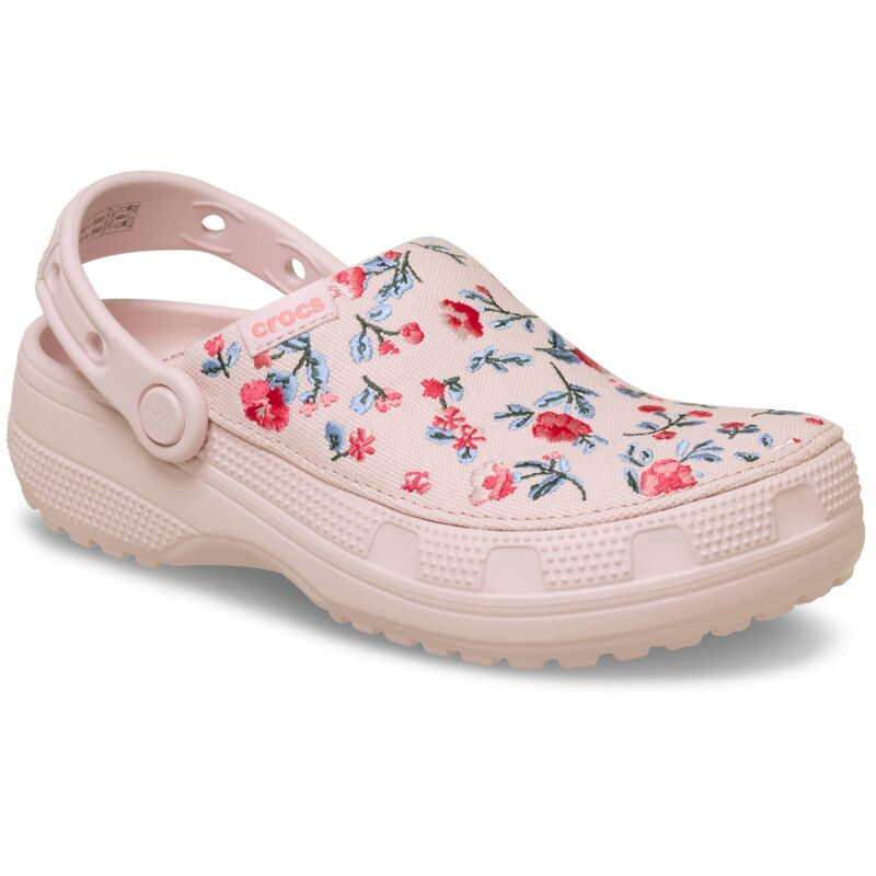 Crocs™ Classic Crafted Floral Clog Cotton Candy