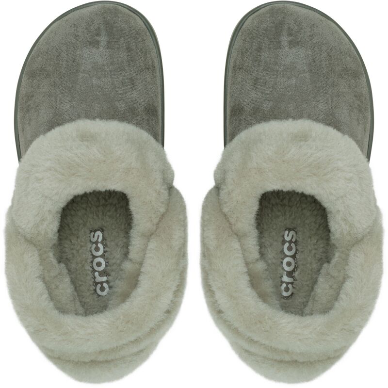 Crocs™ Classic Unfurgettable Sueded Clog Galactic Grey