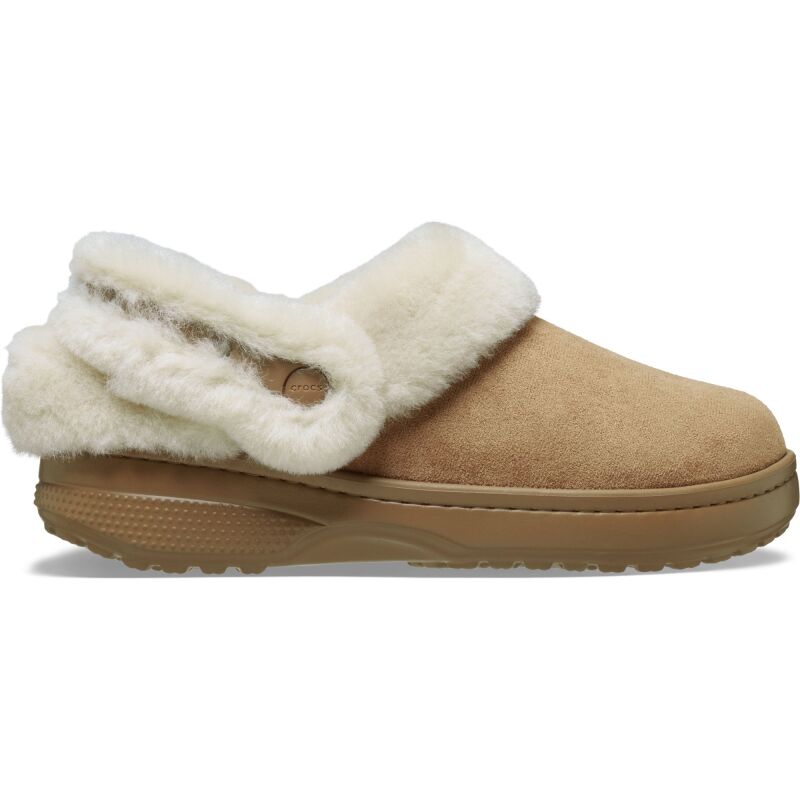 Crocs™ Classic Unfurgettable Vegan Suede Clog Sepia