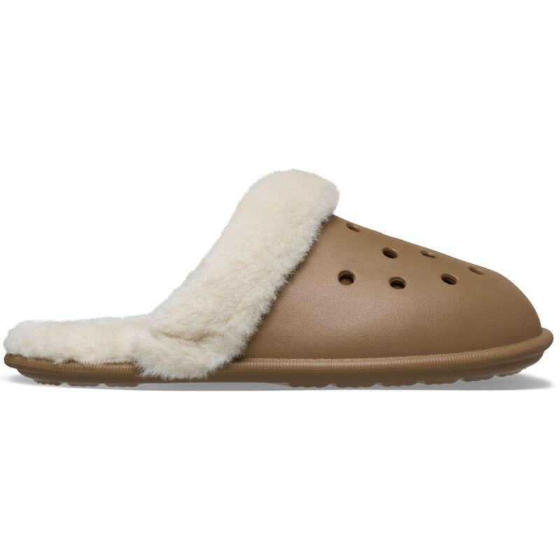 Crocs™ Classic Fuzz Scuff Sepia