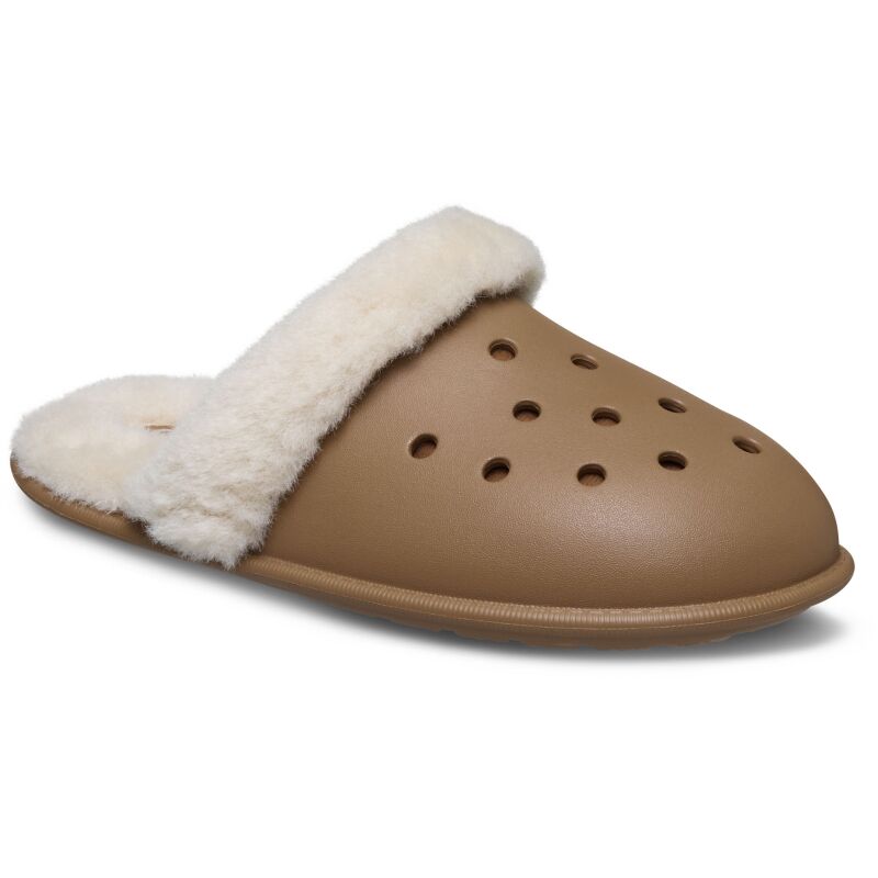 Crocs™ Classic Fuzz Scuff Sepia