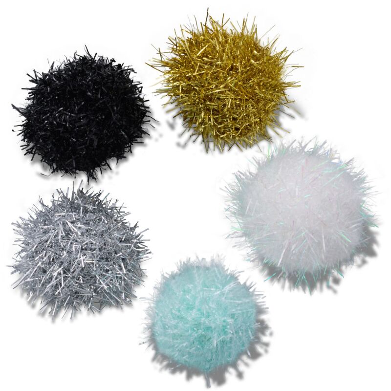 Crocs™ Jibbitz Tinsel Pom 5 Pack 