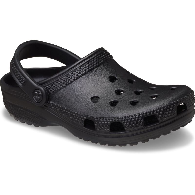 Crocs™ Classic Hearts Cut Out Clog Black