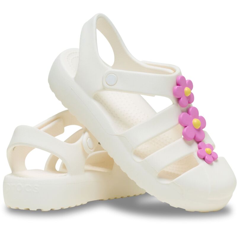 Crocs™ Classic Flower Fisherman Kid's Chalk