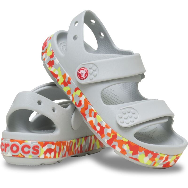 Crocs™ Crocband Cruiser Glow Confetti Sandal Kid's Atmosphere/Flame
