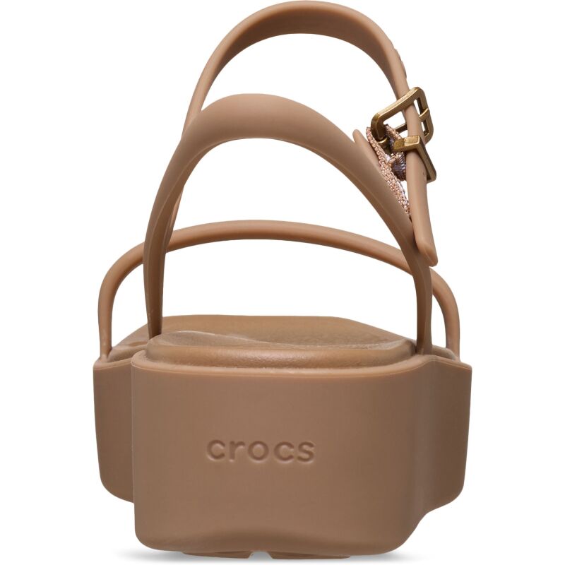Crocs™ Miami Platform Y Strap Sandal Milk Chocolate