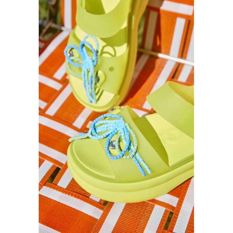 Crocs™ Soho Frosted Y Strap Sandal Citrus