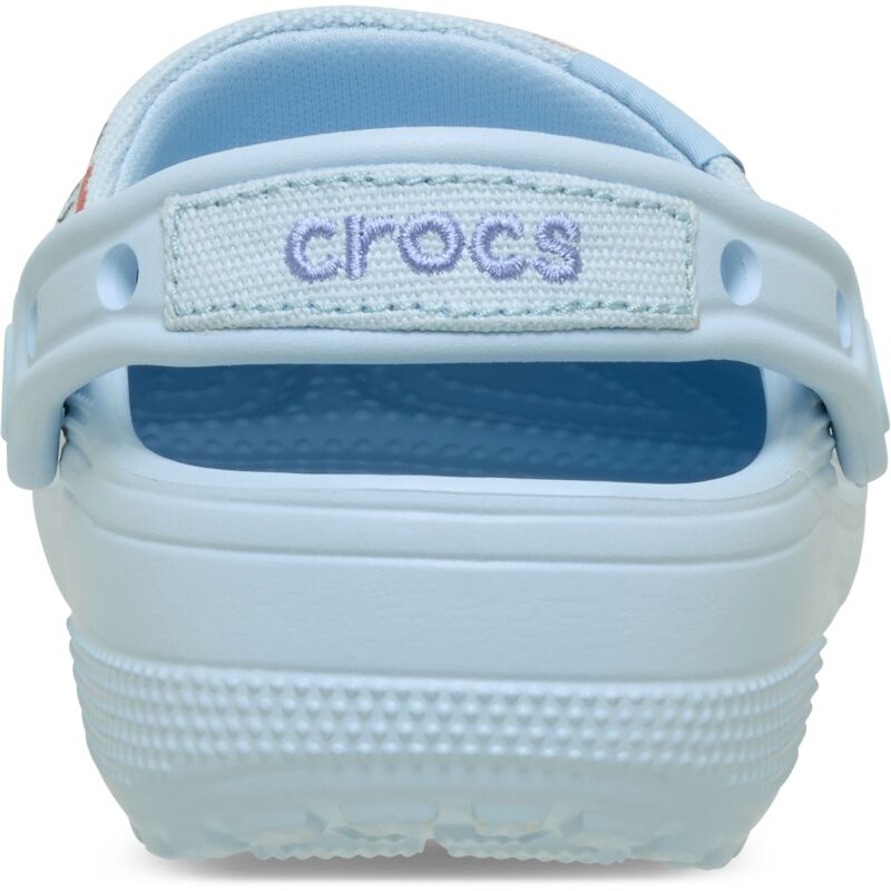 Crocs™ Classic Crafted Floral Clog Blue Frost
