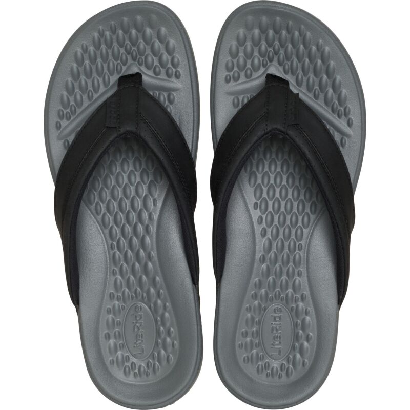 Crocs™ Yukon Surf Flip Slate Grey/Black