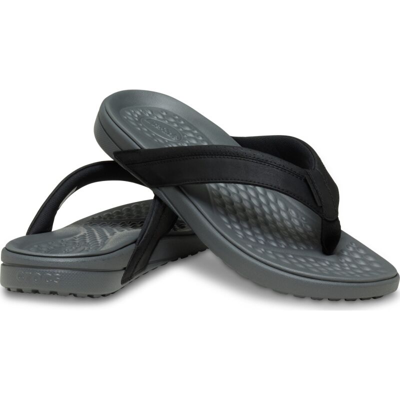 Crocs™ Yukon Surf Flip Slate Grey/Black