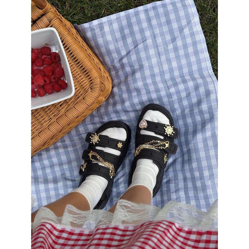 Crocs™ Soho Frosted Sport Sandal Women's Black