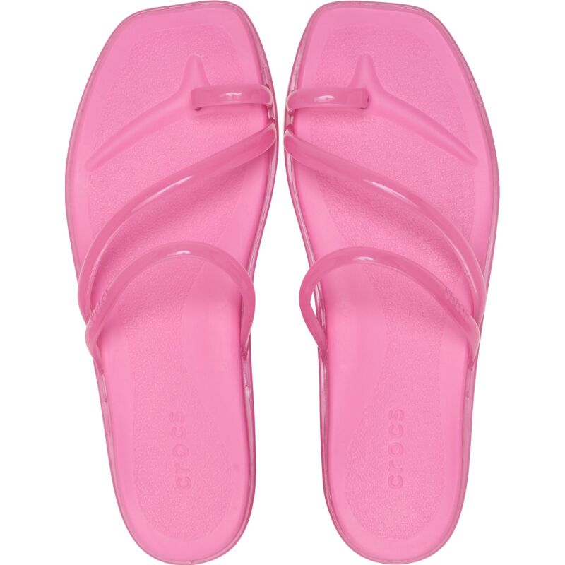 Crocs™ Miami Jelly Toe Loop Sandal Women's Pink Lemonade Jelly