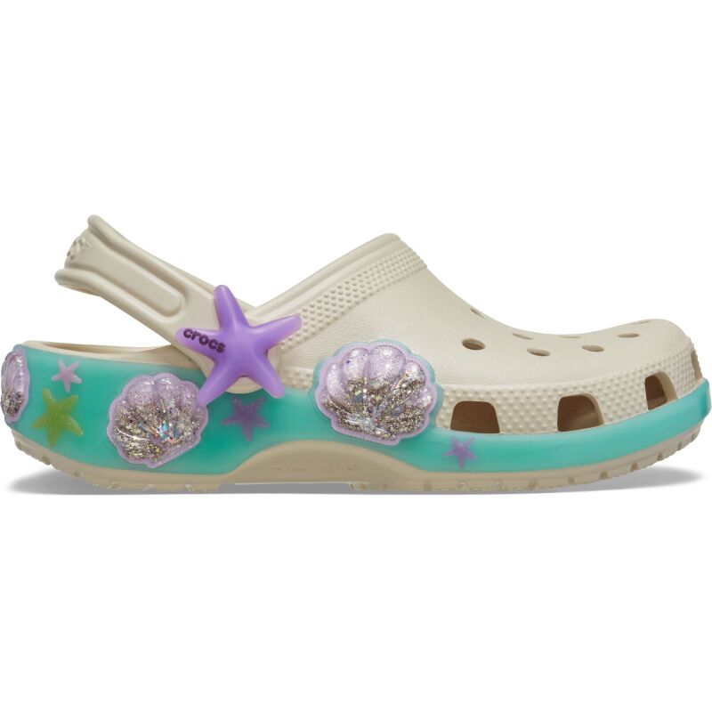 Crocs™ Classic Sea Sparkle Shaker Clog Kids' Frappe