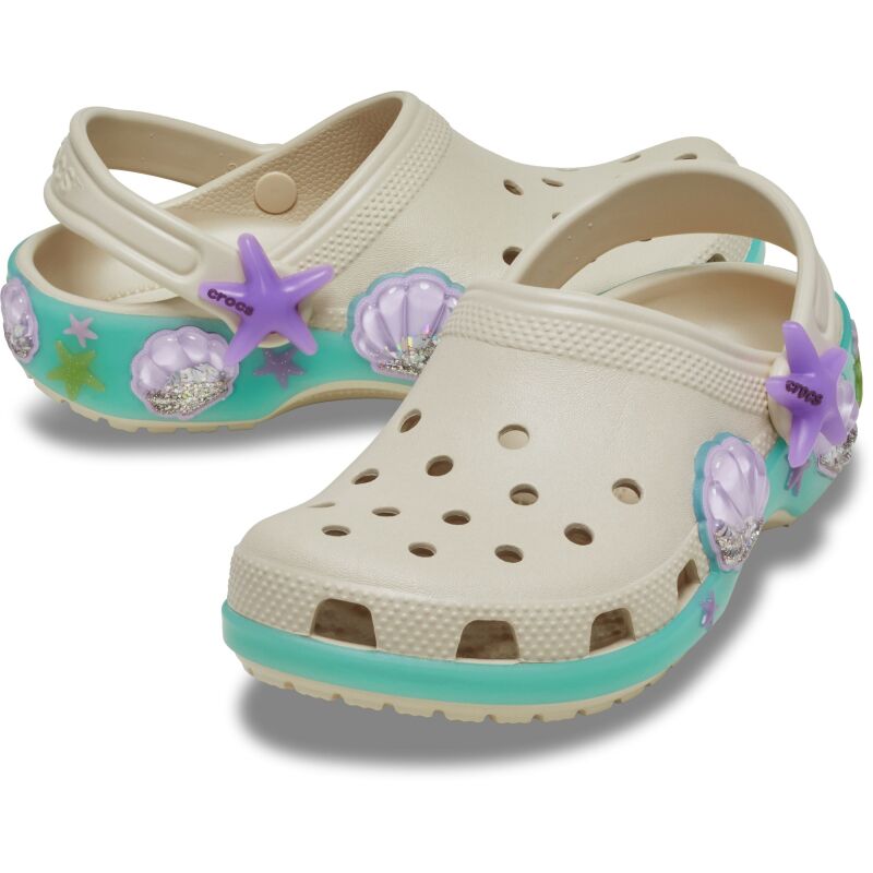 Crocs™ Classic Sea Sparkle Shaker Clog Kids' Frappe