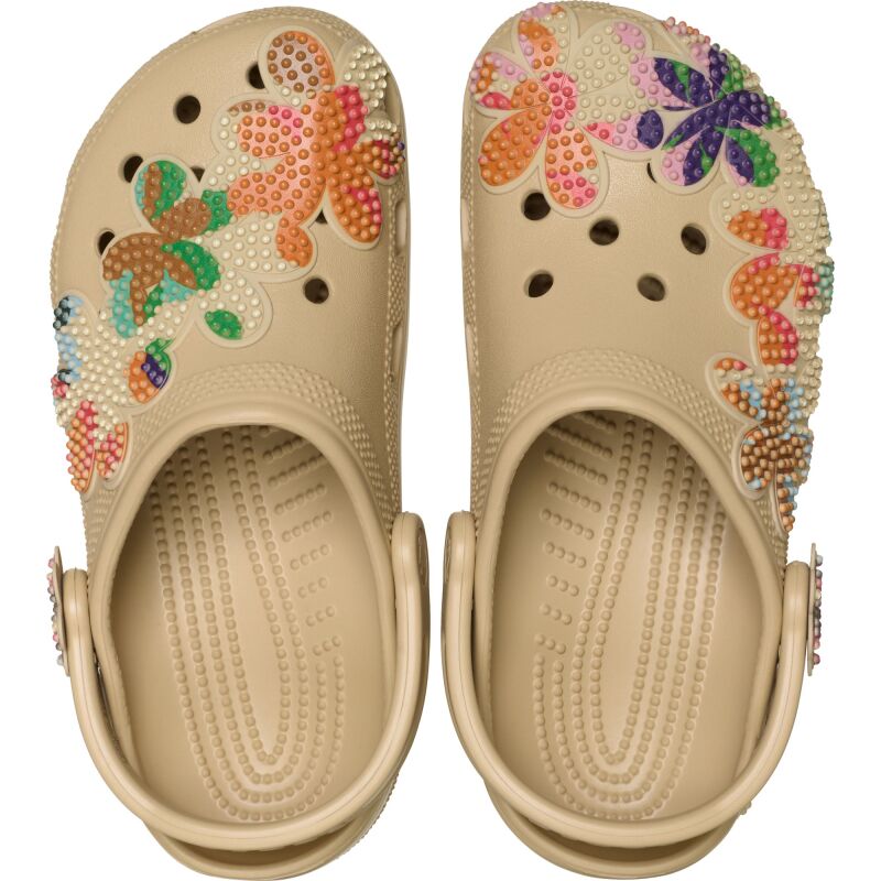 Crocs™ Classic Summer Beaded Clog Beige