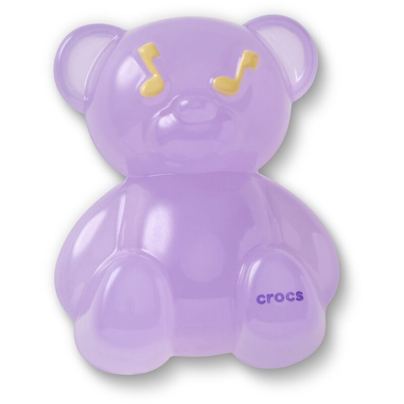 Crocs™ Jibbitz Purple Festival Bear 