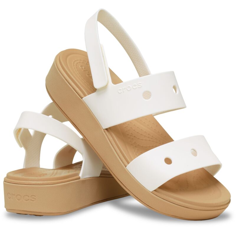 Crocs™ Brooklyn Sandal Kids' Chalk/Cashew