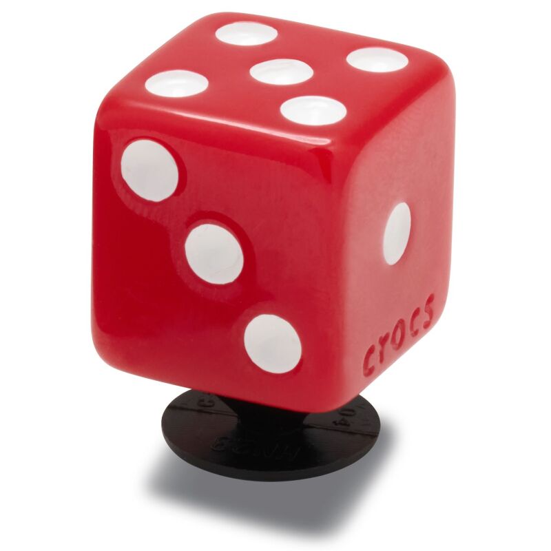Crocs™ Jibbitz Red Dice 