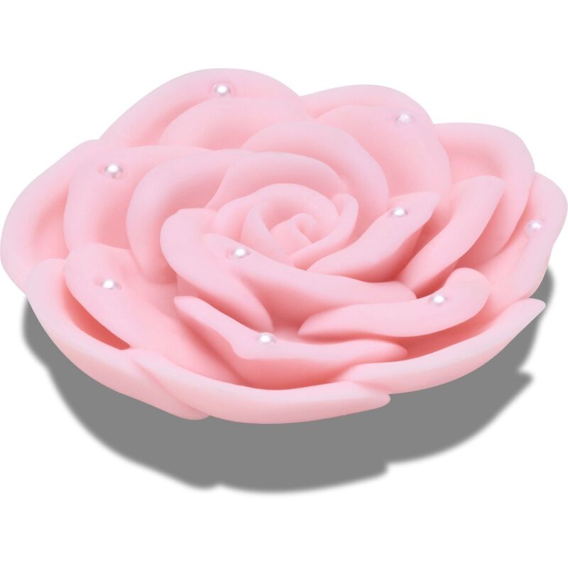 Crocs™ Jibbitz Pink Rose With Pearls 