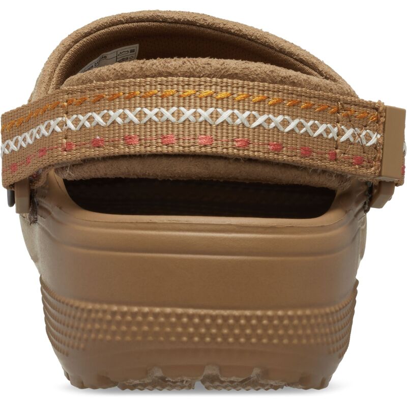 Crocs™ Classic Crafted Vegan Suede Stitch Sepia