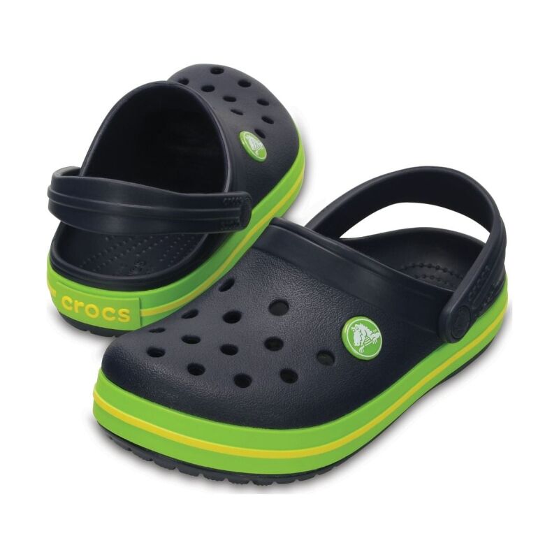 Crocs™ Kids' Crocband Clog Navy/Volt Green