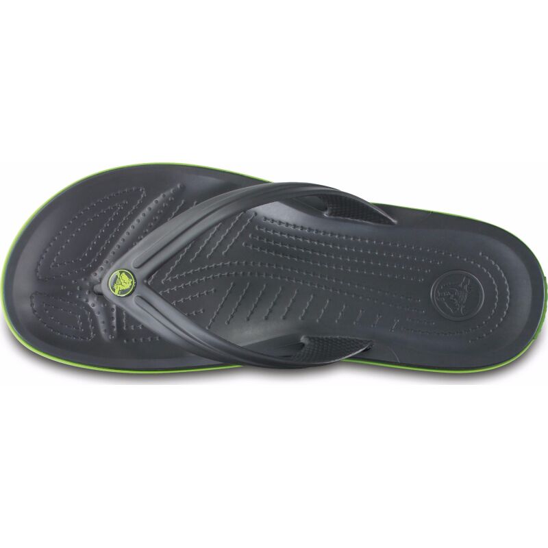 Crocs™ Crocband™ Flip Graphite/Volt Green