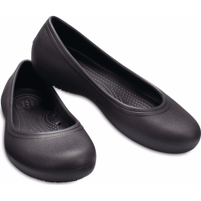 Crocs™ Kadee II Work Flat Black