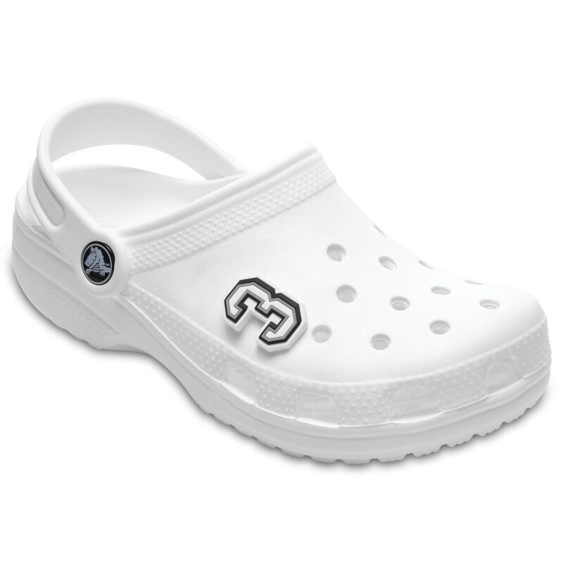 Crocs™ Jibbitz B&W Number 3 