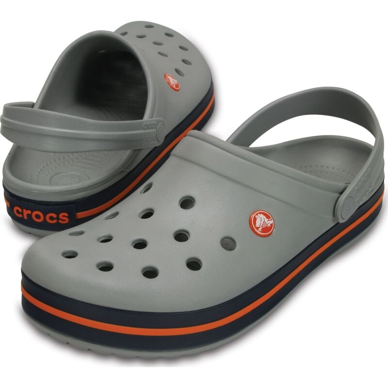 Crocs™ Crocband™ Light Grey/Navy