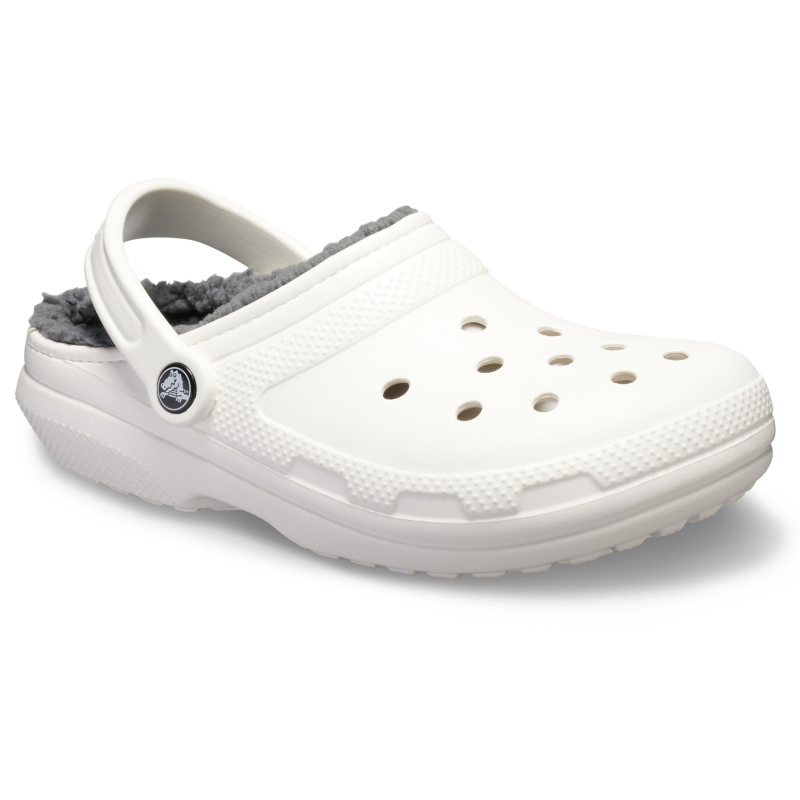 Crocs™ Classic Lined Clog White/Grey