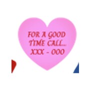 Crocs™ Jibbitz Call For a Good Time Heart 