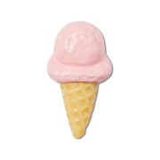 Crocs™ Jibbitz Acrylic Ice Cream Cone 196265644698 