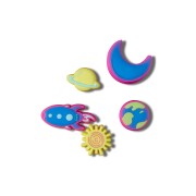 Crocs™ Jibbitz Lights Up Neon Planets 5 Pack G1137600-Mu 